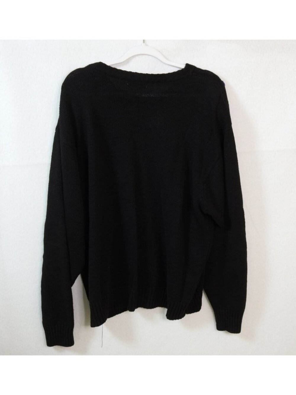 Vintage Lindsey Blake Editions Floral Embroidered Ramie Cotton Sweater Plus 24W - Picture 6 of 7